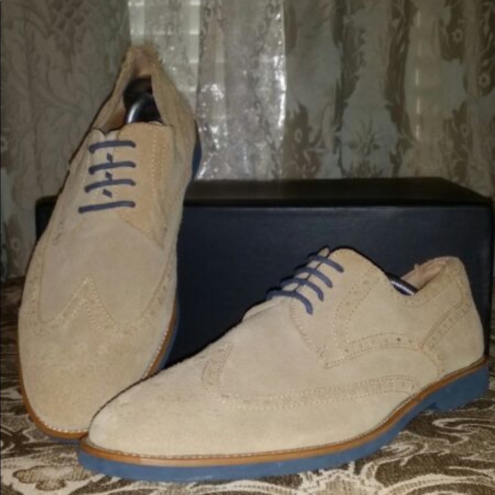 Joseph Abboud suede wingtips